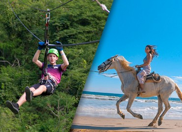 Canopy + Horseback Riding Tour Canopy + Horseback Riding Tour